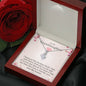 To My Grand Daughter - If You Need A Hug | Beautiful Artisan Crafted 14K White Gold Family Forever Pendant