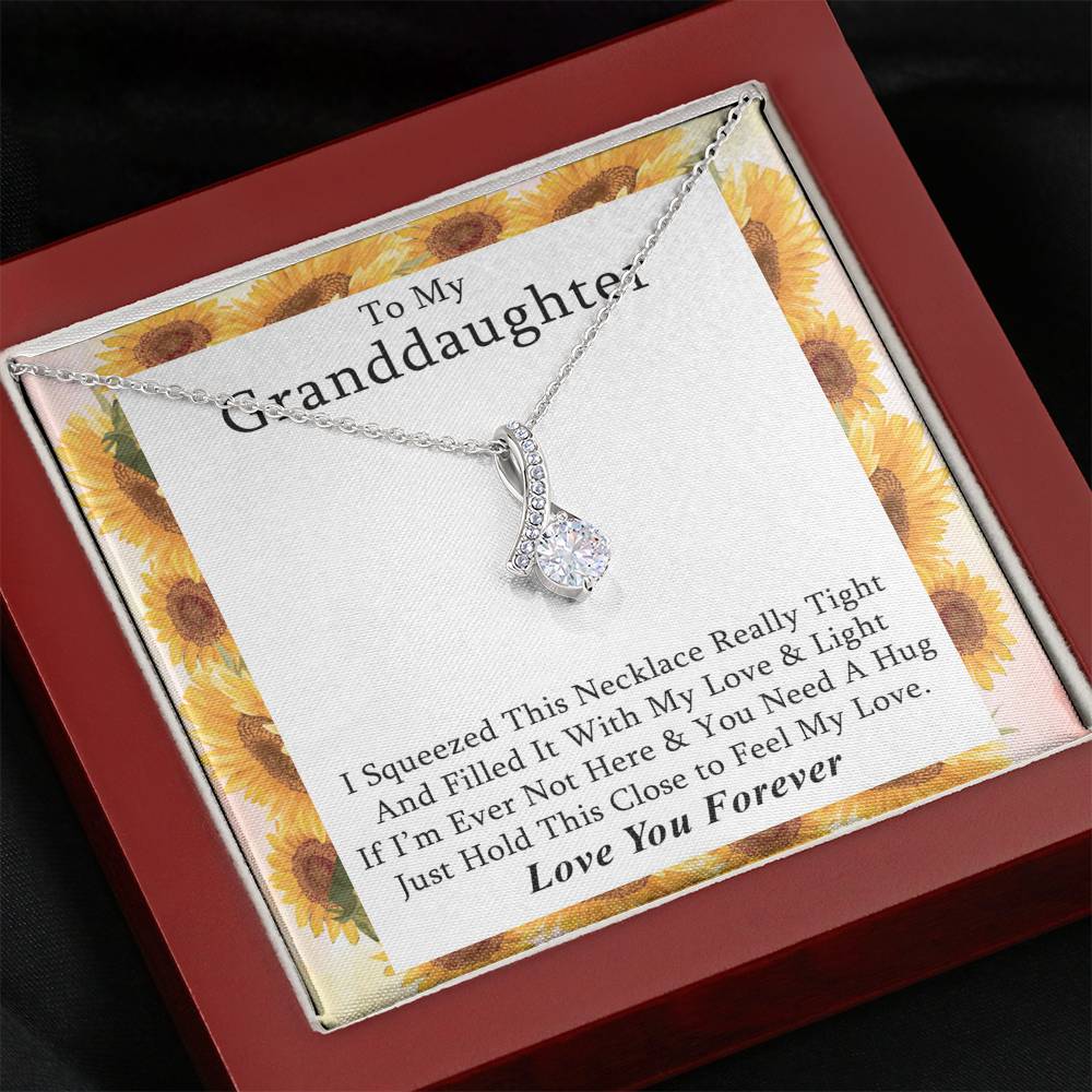 To My Daughter -  If I'm Ever Not Here | Beautiful 14k White Gold Family Forever Pendant
