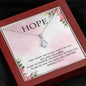 HOPE - I Know The Plans I Have For You ( Jeremiah 29:11 ) | Beautiful 14k White Gold Family Forever Pendant