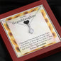 To My Grand Daughter - If I'm Ever Not Here (Love, Grandma) | Beautiful 14k White Gold Family Forever Pendant
