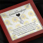 To My Grand Daughter - If I'm Ever Not Here (Love, Grandma & Grandpa) |  Stunning 14k White Gold Family Forever Pendant