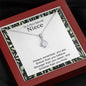 To A Very Special Niece - Always Remember | Stunning 14K White Gold Family Forever Pendant