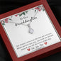 To Our Grand Daughter - You Took Our Breath Away | Beautiful 14k White Gold Family Forever Pendant