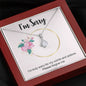 I'm Sorry - Please Forgive Me -|  Beautiful 14k White Gold Family Forever Pendant