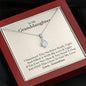 To My Grand Daughter - If I'm Ever Not Here (Love, Grandma) | Beautiful 14K White Gold Family Forever Pendant