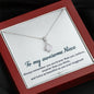 To My Awesome Niece -  Always Remember | Beautiful 14K White Gold Family Forever Pendant