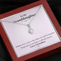 To My Grand Daughter - If We Can't Be Together (Love, Grandma) | Beautiful 14k White Gold Family Forever Pendant