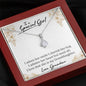 To A Special Girl - I Admire Her Heart (Love, Grandma) | Beautiful 14k White Gold Family Forever Pendant