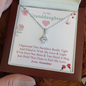 To My Grand Daughter - If You Need A Hug (Love, Grandma) | Stunning 14K White Gold Family Forever Pendant