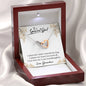 To A Special Girl - I Admire Her Heart (Love, Grandma) | Beautiful 14k Gold Forever Family Locked Hearts