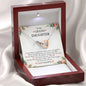 To My Grand Daughter - Something You Must Always Remember | Beautiful 14k Gold Forever Family Locked Hearts