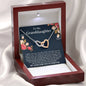 To My Grand Daughter - My Love Will Follow You |  Beautiful 14k Gold Forever Family Locked Hearts