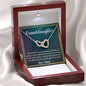 To My Grand Daughter - You Will Always Be My Little Girl (Love, Nana) | Beautiful 14k Gold Forever Family Locked Hearts