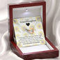 To My Grand Daughter - If I'm Ever Not Here (Love, Grandma & Grandpa) | Beautiful 14k Gold Forever Family Locked Hearts