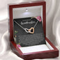 To My Beloved Grand Daughter - A Heart That Is Kind And True  | Beautiful 14k Gold Forever Family Locked Hearts