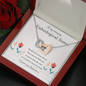 To My Amazing Unbiological Sister | Artisan Crafted 18k Gold Interlocking Hearts Necklace