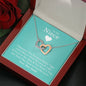 To My Niece - If I'm Ever Not Here (Love, Your Auntie) | Beautiful 14k Gold Forever Family Locked Hearts