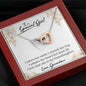 To A Special Girl - I Admire Her Heart (Love, Grandma) | Beautiful 14k Gold Forever Family Locked Hearts