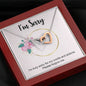 I'm Sorry - Please Forgive Me |  Beautiful 14k Gold Forever Family Locked Hearts