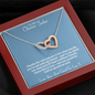 No Friend As Special As You - Best Friend Necklace | Chosen Sister | Interlocking Hearts Unbreakable Bond Necklace and Gift Box