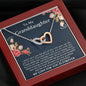 To My Grand Daughter - My Love Will Follow You |  Beautiful 14k Gold Forever Family Locked Hearts
