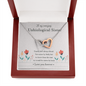 To My Amazing Unbiological Sister | Artisan Crafted 18k Gold Interlocking Hearts Necklace