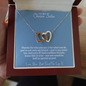 No Friend As Special As You - Best Friend Necklace | Chosen Sister | Interlocking Hearts Unbreakable Bond Necklace and Gift Box