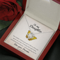 To My Daughter - Live Your Dreams | Artisan Crafted 14k Gold Family Knot Necklace