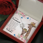 To My Grand Daughter - You are My Angel (Love Your Grandma) | Artisan Crafted 14k Brilliant Gold Family Knot Necklace
