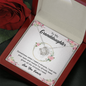 To My Grand Daughter - When I Need A Miracle | Artisan Crafted 14k Brilliant Gold Family Knot Necklace