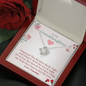 To My Grand Daughter - Feel My Love | Handcrafted 14k Family Knot Necklace & Free Gift Card