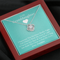 To My Grand Daughter - If I'm Ever Not Here (Love Grandma) | 14k White Gold Artisan Crafted Necklace & Gift Card