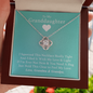 To My Grand Daughter (Love Grandpa/Grandma) | Artisan Crafted 14k Gold Family Knot Necklace