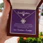 To Our Granddaughter - When You Feel Anxious | 14k White Gold Necklace