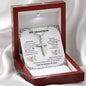 To My Grand Son - Remember How Much You Are Loved | Stunning Artisan Crafted 14k White Gold Cross Necklace