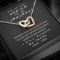 The Monica to My Rachel | Interlocked Hearts Eternal Friendship Necklace