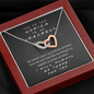 The Monica to My Rachel | Interlocked Hearts Eternal Friendship Necklace