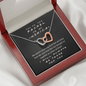The Rachel to My Monica | Interlocked Hearts Eternal Friendship Necklace