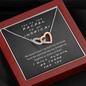 The Rachel to My Monica | Interlocked Hearts Eternal Friendship Necklace